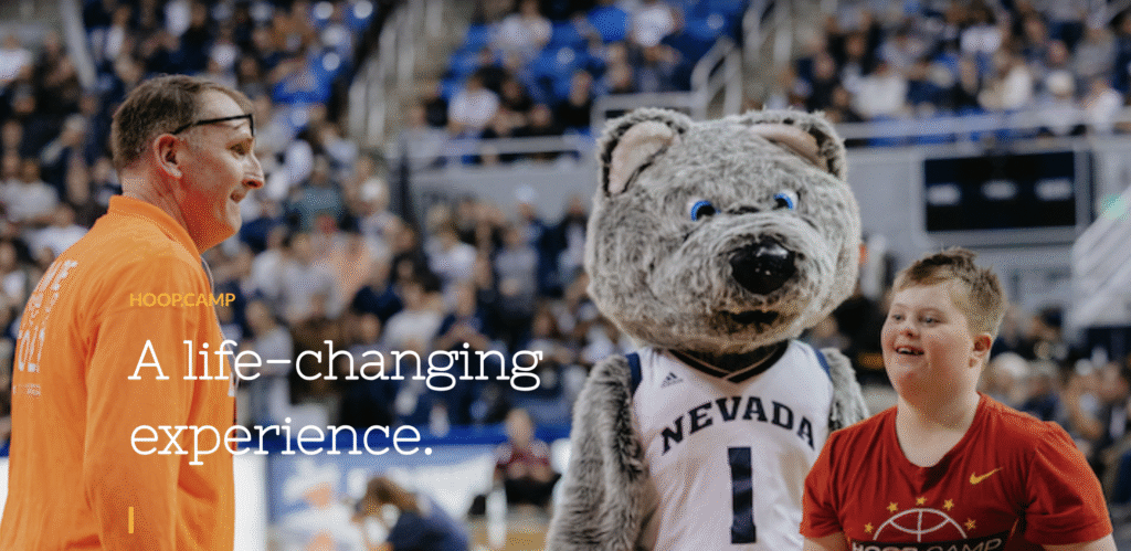 HOOPCAMP founder and special needs athlete.